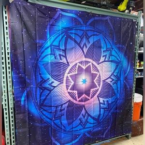 New Galaxy floral shower curtain